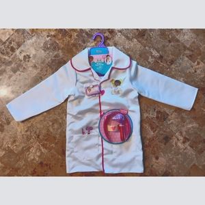 NEW Disney Junior Doc McStuffins size 4-6x Doctor's Dress Up Set